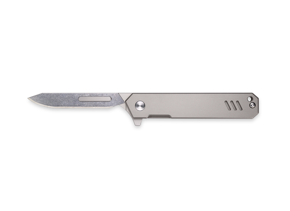 TiBlade 01  Titanium Replaceable Blade Scalpel Pocket Knife
