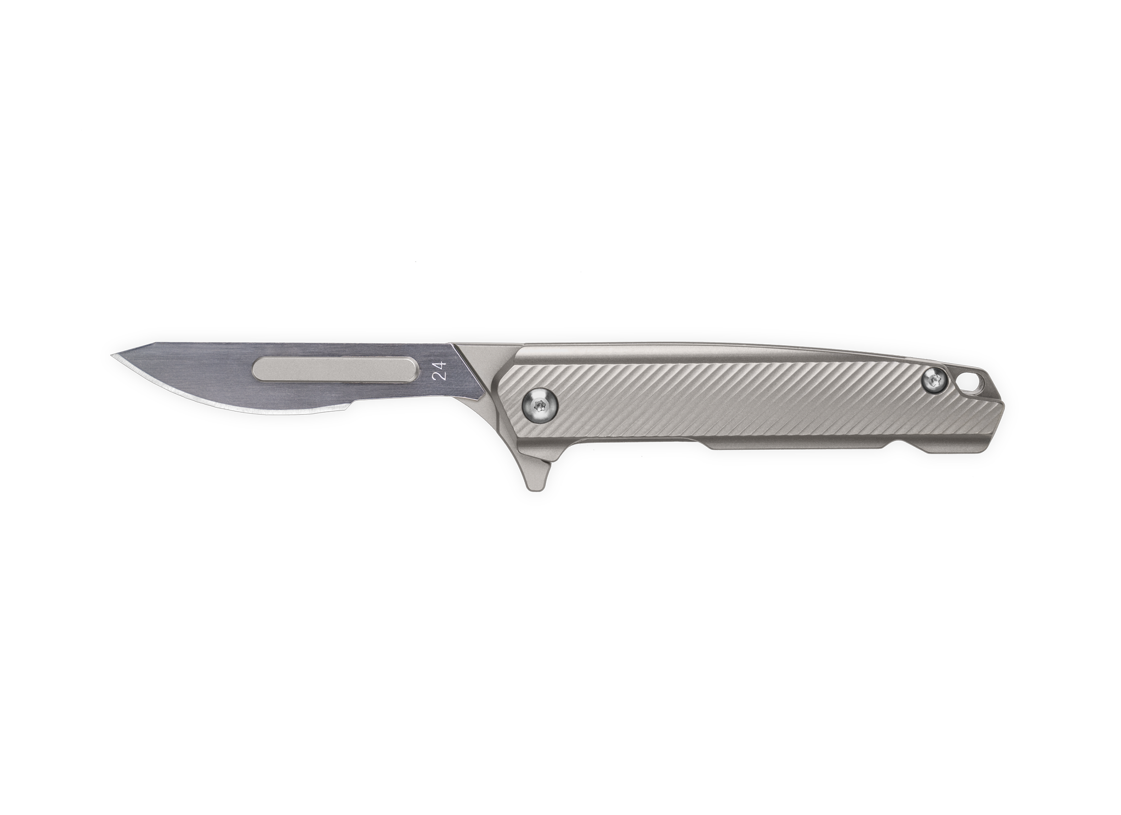 TiBlade 02  Titanium Replaceable Blade Scalpel Pocket Knife
